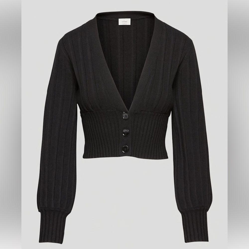 Aritzia Wilfred Plunge Front Thais Cardigan
